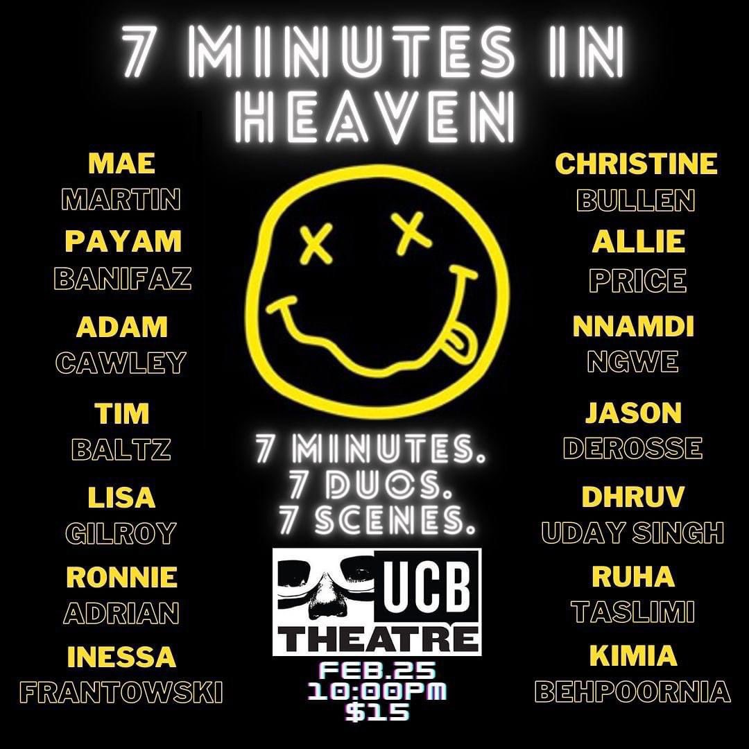 AdamCawley's tweet photo. Tonight! 10pm @ucbtla .
Look at that cast!! Like sneak a peak. A few tickets left! https://t.co/Obcdp7EKLL