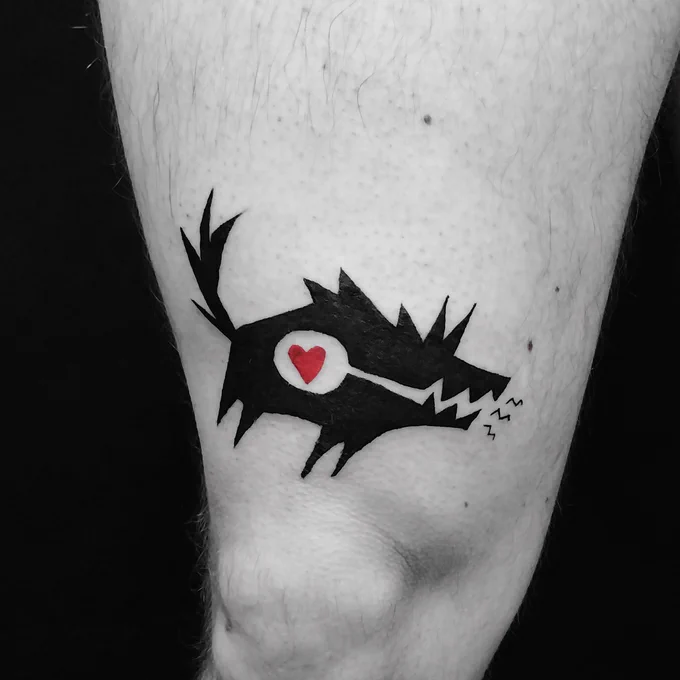 Two valentine themed tatts from today 