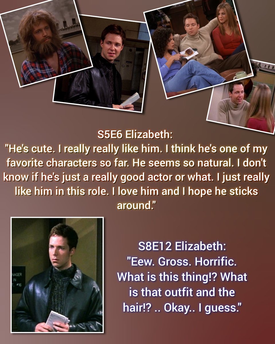 SigitaTreene's tweet photo. @FriendsPod It was sooo funny to hear Elizabeth's reaction.😄😂 But to be fair, You were right, it's not a good picture of him. But I thought she would remember him.🤣 https://t.co/pFuyo4LxXJ