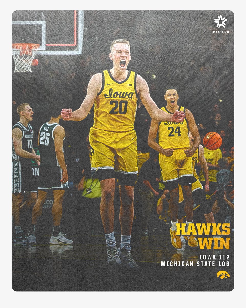 Never Gave In.  

#Hawkeyes