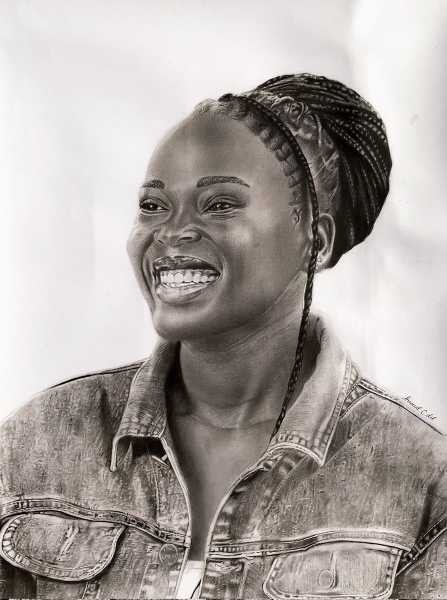 Help me retweet my new work which I drew my sister ❤️much love to her #Artists #charcoalpencil #NigeriaDecides #Zambia