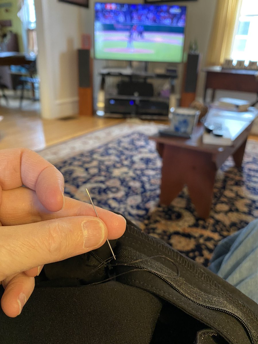 speers56's tweet photo. #RenaissanceMan here
Yesterday, speaker rehab
Today, mend my wife’s pants
#GoPhils #fakebaseball https://t.co/QOZzF1B7SM