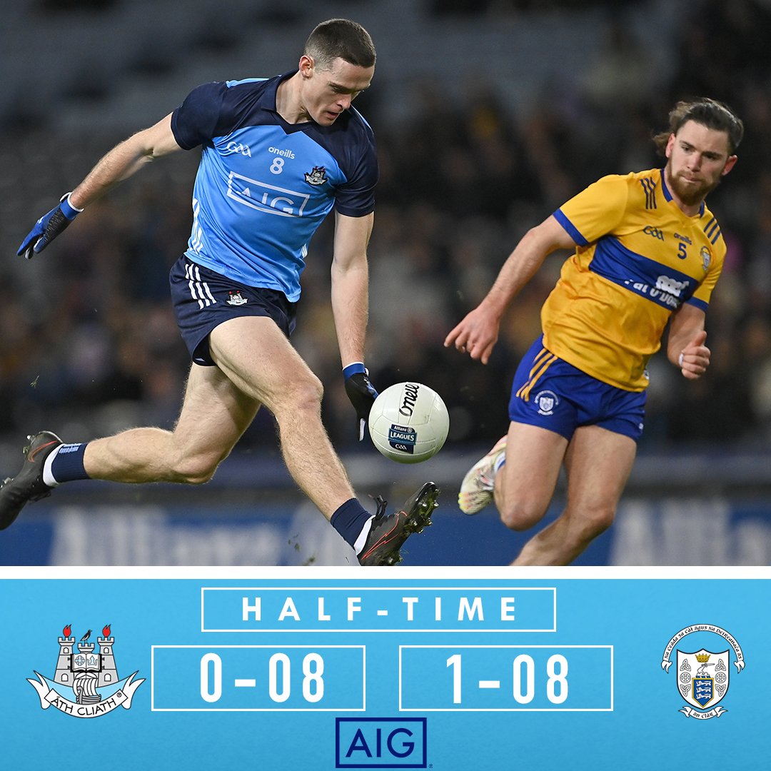 Dublin GAA (@dubgaaofficial) on Twitter photo Dublin trail at the break here at Croke Park
#UpTheDubs Dublin trail at the break here at Croke Park
#UpTheDubs