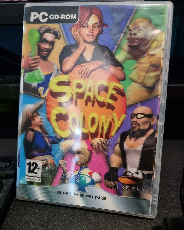 Vyseroy's tweet photo. Who remembers this fun little gem from 2003?
Also #physicalgamesftw but....I no longer have a disc drive 😓!
#spacecolony #spacegame #colonysimulation #fireflystudios https://t.co/f4LSyONaMO