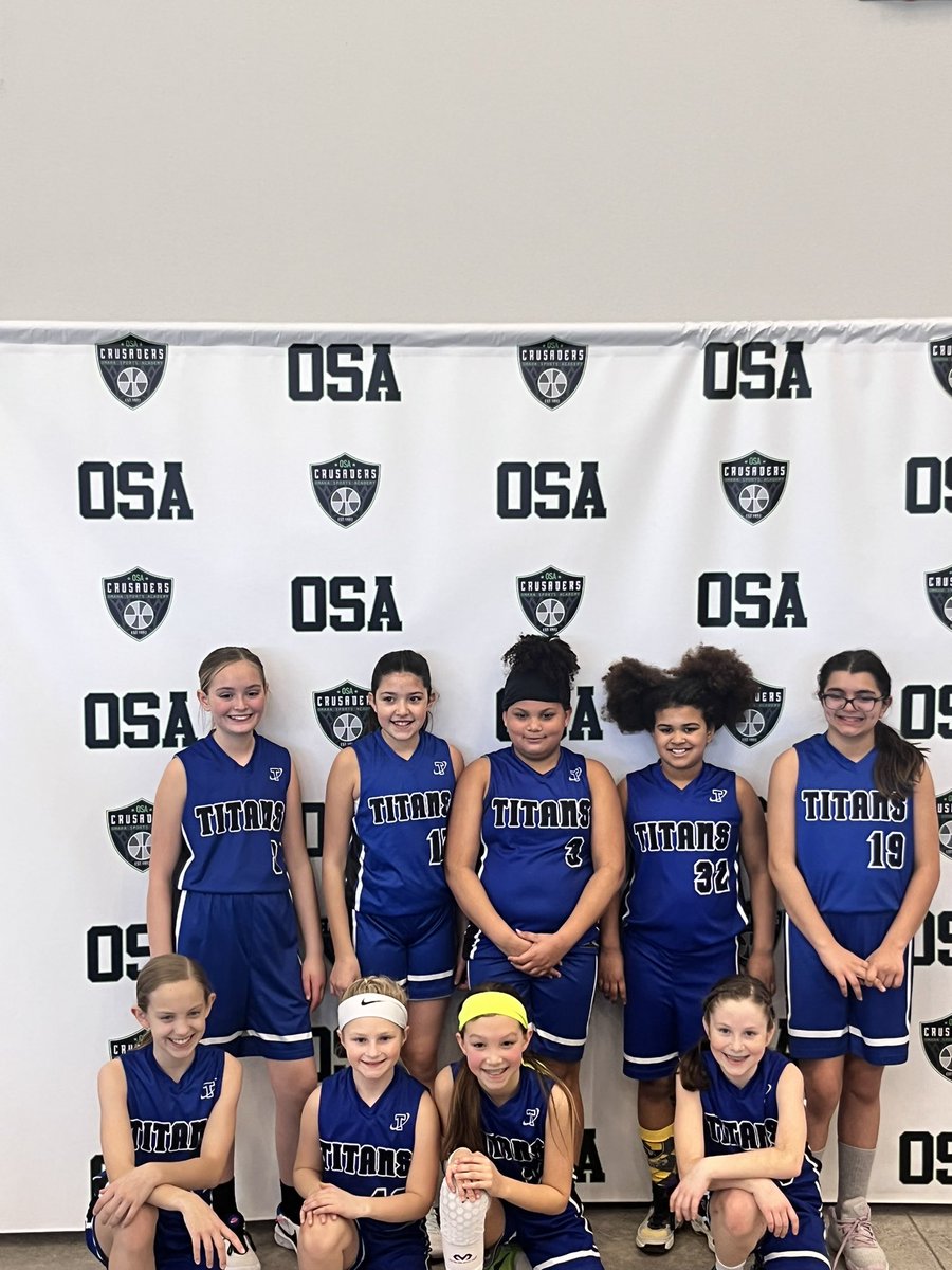 O_Sports_Acad's tweet photo. Congratulations to the Jr. Titans Blue 4th for winning the 4th Girls Division for OSA Winter Pella League!🥇🏀 https://t.co/yQuQOVPmBj