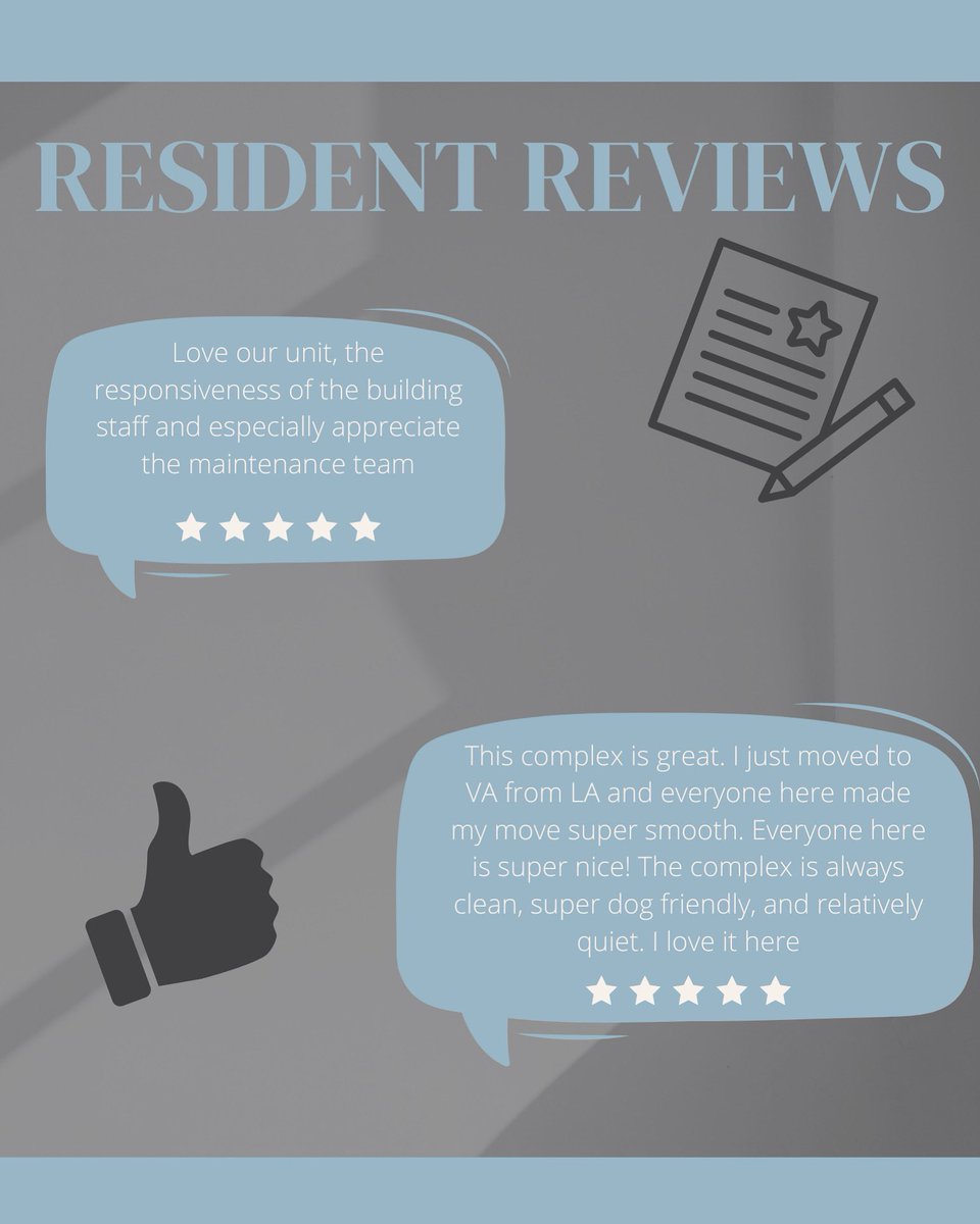 ThePalatine's tweet photo. Our recent resident reviews! See what The Palatine is about &amp; schedule a tour. #bozzuto #thepalatine #peakofluxury https://t.co/0tVprJ0R7B