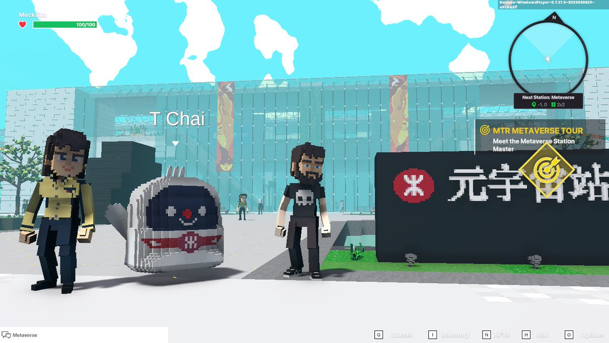 Mecksika's tweet photo. @TheSandboxGame I found the Delivery Robot in Next Station: Metaverse! 🚉 #LunarNewYearTSB https://t.co/BelFYkd1M9