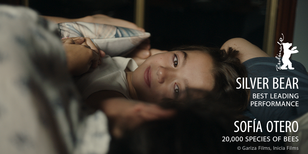 🎞️ La española Sofía Otero, de 8 años, gana el Oso de Plata en la <a href="/berlinale/">Berlinale</a> a la Mejor Actriz por ‘20.000 especies de abejas’, de Estibaliz Urresola.

¡Enhorabuena! 🎉🏆
