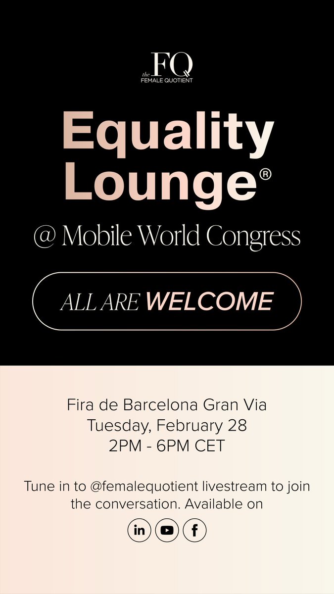 It took 25 years to create the internet, 4 years for 5G to be deployed worldwide, and only 1 year to release a new iPhone model. So why are we waiting another 132 years to close the gender gap?
PwC is thrilled to be back at #MWC23 with the #EqualityLounge Join us!