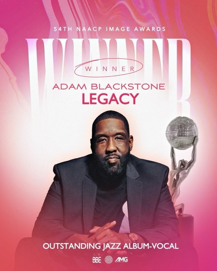 EMPIRE's tweet photo. Huge congrats to @adamblackstone for taking home the “Outstanding Jazz Album-Vocal Award” at the 54th annual @naacpimageaward 🏆🌐 https://t.co/aVUJ7arZUw