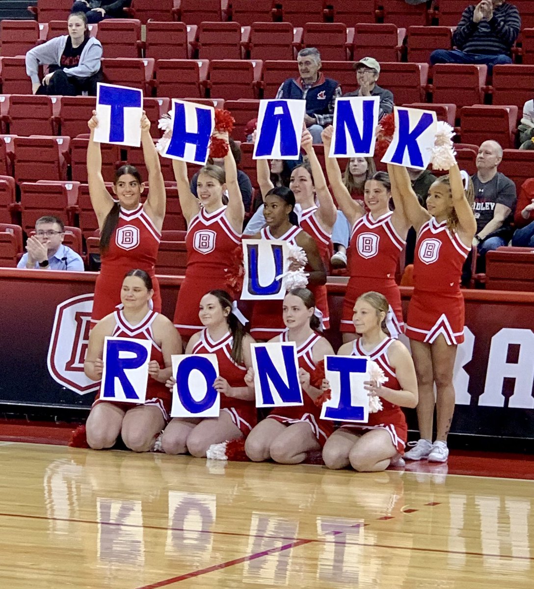 jenjones_BU's tweet photo. Celebrating our @BradleyWBB senior Veronika Roberts! Thank you and congratulations, Roni! Go @BradleyBraves! https://t.co/oJ5UvxwZmB