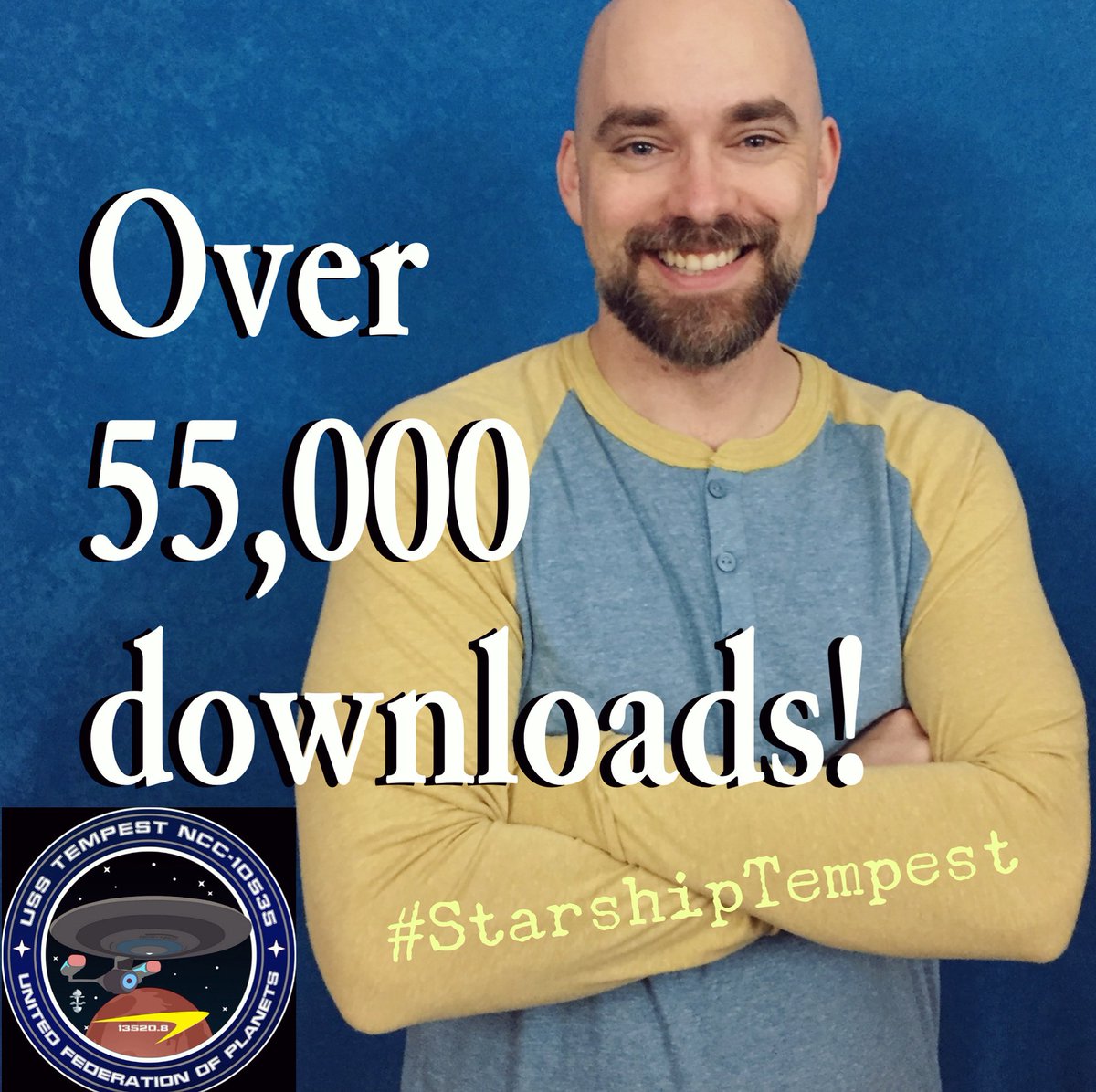 starshiptempest's tweet photo. That’s exciting! Over 55k now! THANK YOU, friends and listeners! On to 60!
#ActualPlay #ActualPlayPodcast #StarTrekAdventures #STApodcast #TTRPG #TTRPGrising #AudioDrama #SoundDesign #55kDownloads #StarTrekFans #StarTrek #StarshipTempest https://t.co/ByO86KMHtp