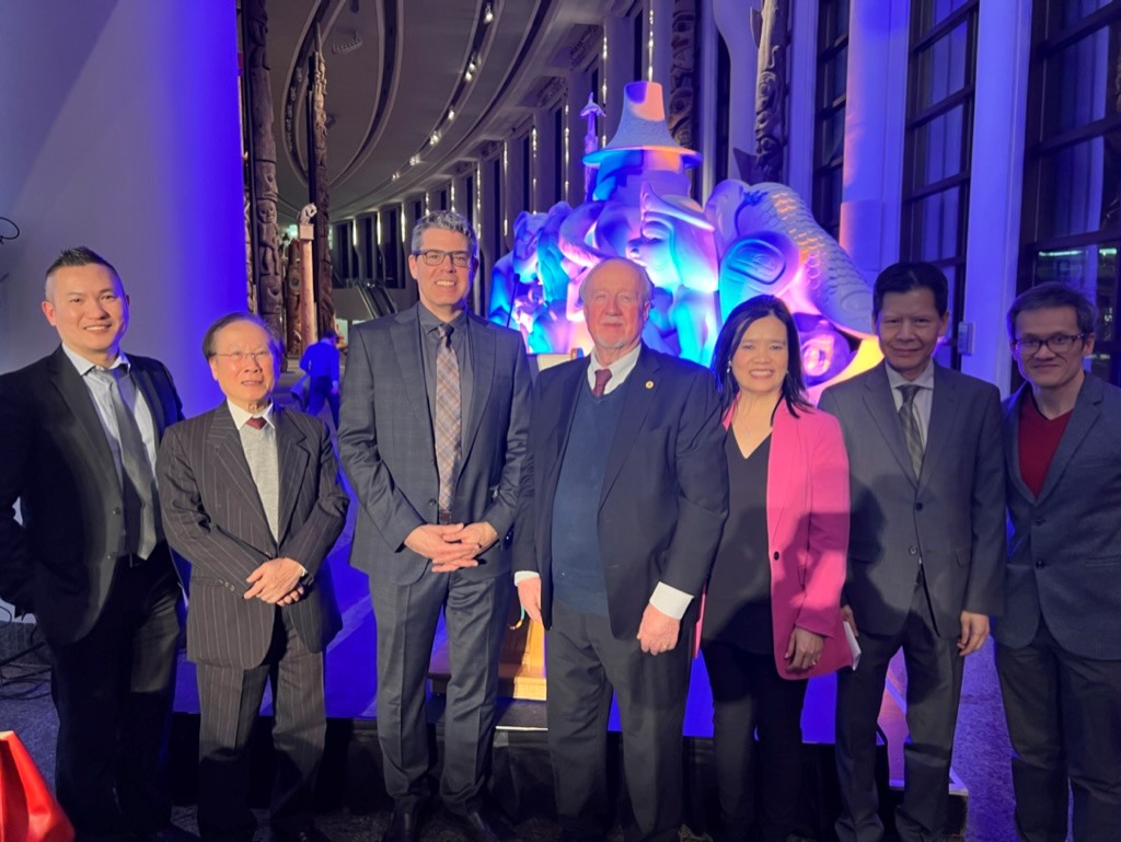MSCwpg's tweet photo. Dr. Stephanie Stobbe, Associate Professor of Conflict Resolution Studies, recently celebrated the opening of the Hearts of Freedom exhibition at the Canadian Museum of History. Over 100 people braved the winter storm to attend the event. https://t.co/mtXCjWTtM7