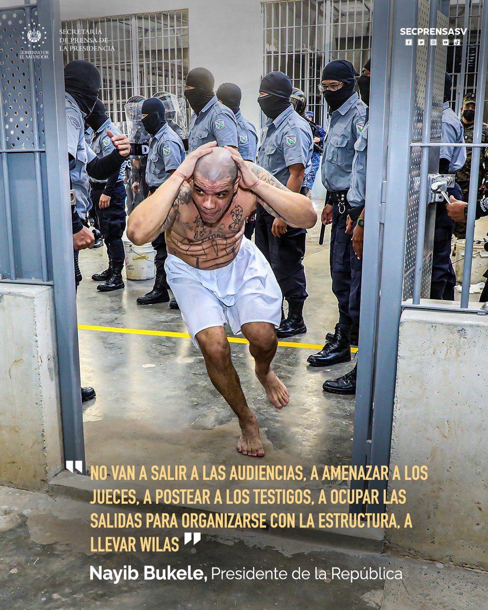 Secretaría de Prensa de la Presidencia on Twitter: "#CECOT | El Centro ...