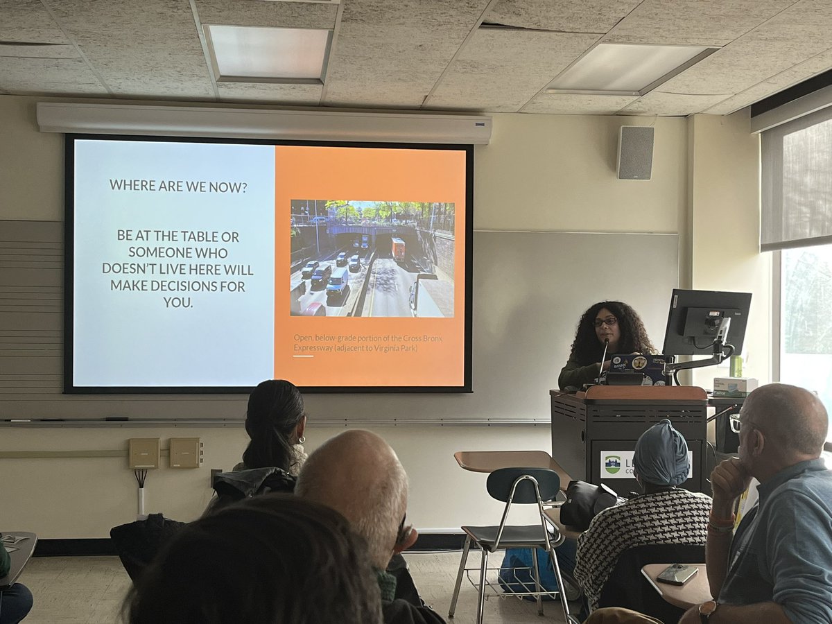 Elizabeth_Hamby's tweet photo. @nilkamartell talking about Reimagining the Cross Bronx Expressway at #bxparksspeakup https://t.co/eZh19lV4lV