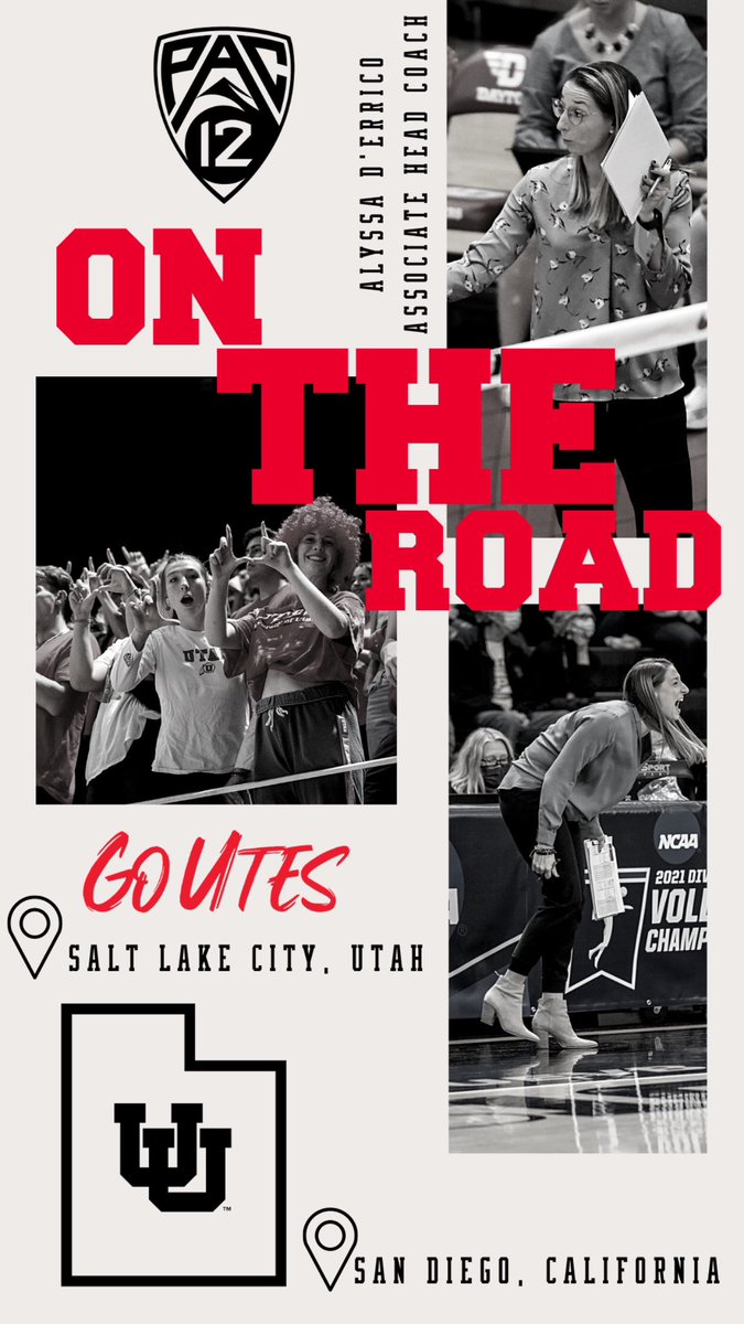 On the road again, just can’t wait to be on the road again 🎵 🎶 

Hunting for some #FutureUtes and sure to find some STUDS where I’m headed 🙌🏼💪🏼 @UtahVolleyball 

#GoUtes #OnTheTrail 👀