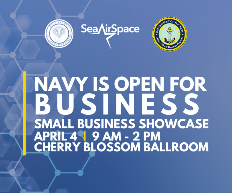 NavyMuseumDev's tweet photo. 📢 @USNavy is Open for Business - #SmallBusiness Showcase at @SeaAirSpace

Submit your entry at https://t.co/pz2uygwohr

#SAS2023 #DONOSBP #Navy #FederalContracting #nextgensailor #nextgenrationsailor #entrepreneurship #smallbusiness #technology #innovation #military #veterans https://t.co/Kk8mrYWs3Z