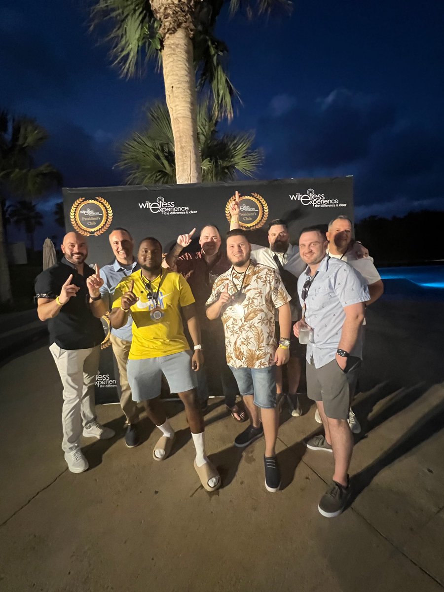 #presidentsclub2022 the best experience I’ve had ! It’s shooting for greatness each and every moment and networking with the best of the best!! @wainrt @JLepordo @yoder2 @JP_Shanahan_ @MPP_EastRegion @Life_at_TWE #PuntaCana 🌊
