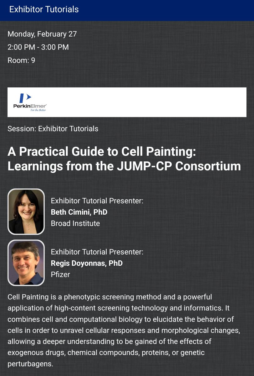 CiminiLab's tweet image. Gonna be at #SLAS2023? Want to catch up on all the coolest developments in high-content #bioimageanalysis? All on Monday! 
11-11:30AM - Piximi, deep learning in the browser
1-2PM - HCS/HCA Special Interest Group - on image data
2-3 - Hear about the JUMP Consortium
See you there!