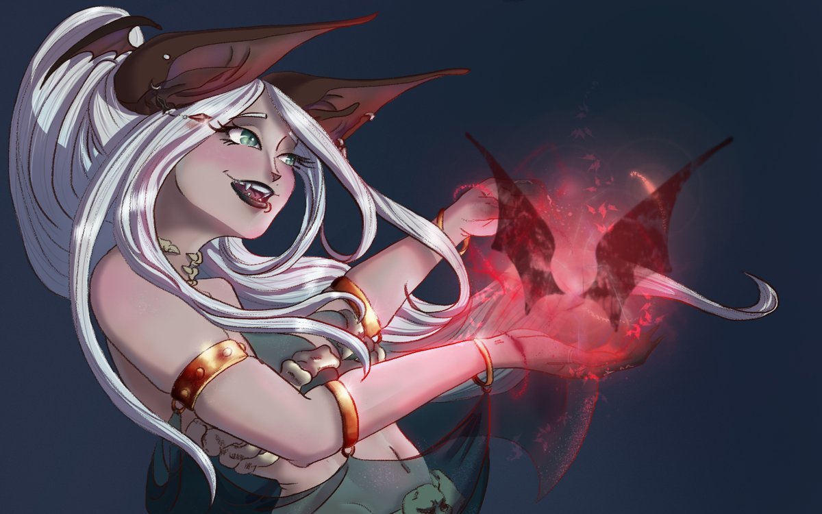 MimiLegrimlins's tweet photo. #art #illustration #digitalart #digitalartist #twitch #ArtistOnTwitter #bat #magic #necromancer #characterart #charadesign #OC #conceptart #twitterart #artoftheday #dailyart #color #witch #model #modelconcept #vtubermodel https://t.co/4d0h29oxUe
