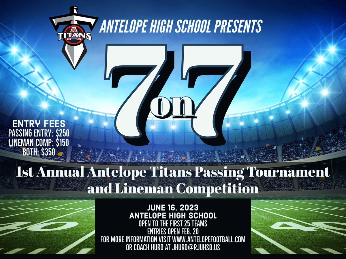 Antelope HS Football tweet media