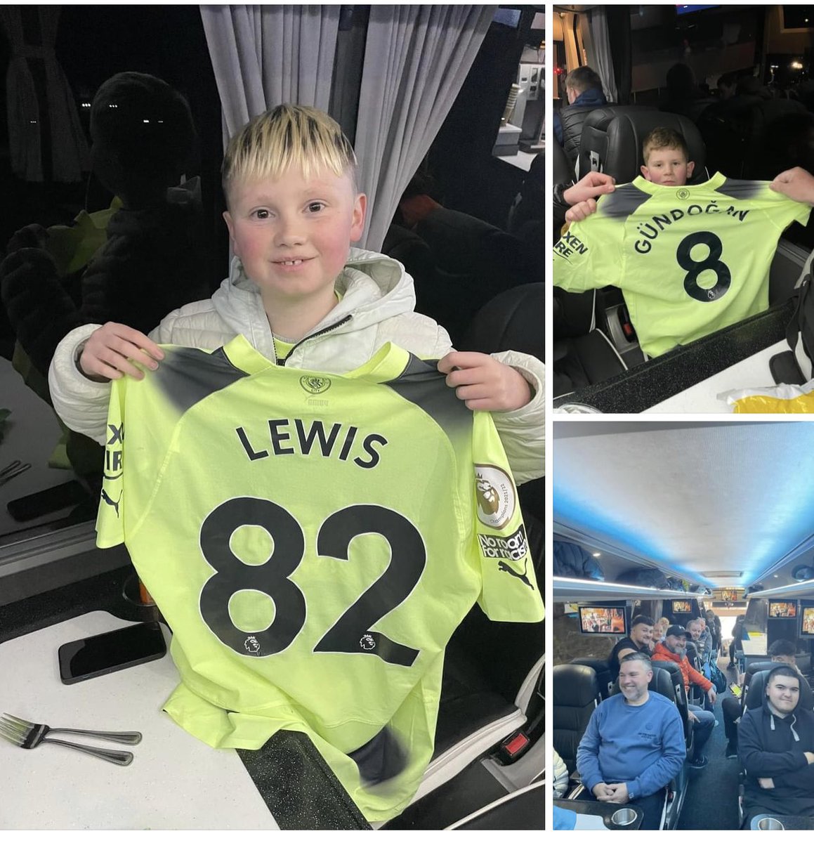 Fantastic trip to the coast and two of our younger members have match worn shirts from <a href="/IlkayGuendogan/">Ilkay Gündogan</a> and #ricolewis as a  memento #mancity #manchestercity <a href="/ManCity/">Manchester City</a>  💙⚽️⚽️