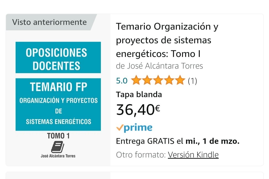 virtualprofe's tweet image. ¿Aún no tienes tu temario?
Formación Profesional
¡Encuentralo en amazon!
#fp
#oposicionesfp
#temarios