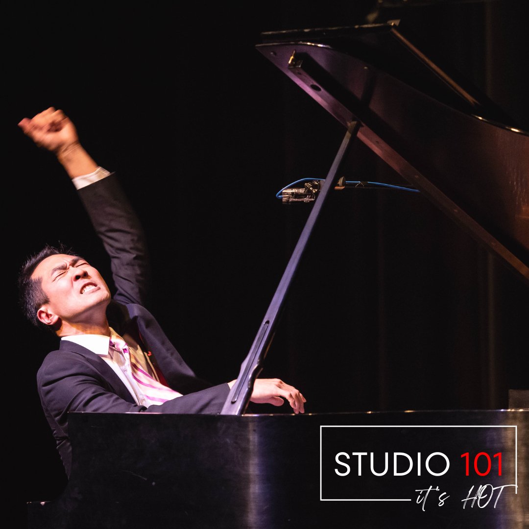 Alpin Hong, the Pied Piper of concert pianists.
- Performed at Carnegie Hall
- A Juilliard School graduate 
- His TedTalk "Transform Yourself Into a Performer" has been viewed over 350,000 times on YouTube

See Alpin work his magic with Blythe tomorrow night in Studio 101!