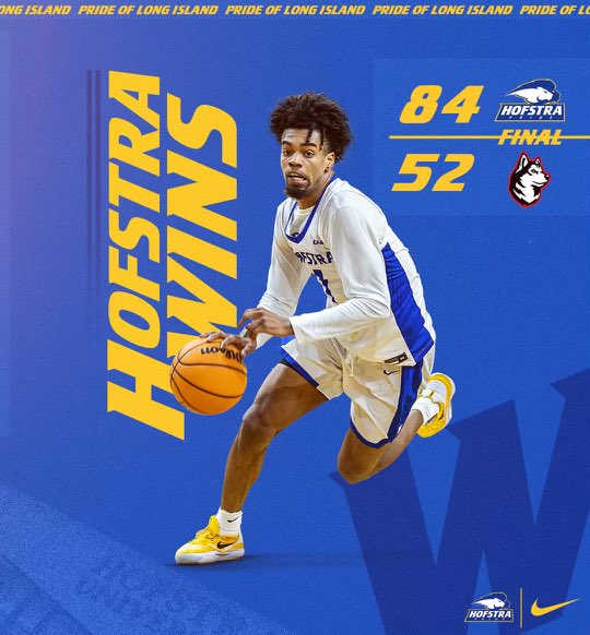 Hofstra Men's Basketball (@hofstrambb) on Twitter photo 🎶🎶🎶 *𝘿𝙅 𝙆𝙝𝙖𝙡𝙚𝙙 𝙫𝙤𝙞𝙘𝙚* "𝘼𝙣𝙤𝙩𝙝𝙚𝙧 𝙊𝙣𝙚" (1⃣1⃣) 🎶🎶🎶
✅ 11th consecutive win (6th-longest in program history)
✅ <a href="/CAABasketball/">CAA Basketball</a> Regular Season Champions (3rd in last 5 years)
✅ 11-1 at the Mack this season (64-15 over the past six seasons)
#PrideOfLI 🎶🎶🎶 *𝘿𝙅 𝙆𝙝𝙖𝙡𝙚𝙙 𝙫𝙤𝙞𝙘𝙚* "𝘼𝙣𝙤𝙩𝙝𝙚𝙧 𝙊𝙣𝙚" (1⃣1⃣) 🎶🎶🎶
✅ 11th consecutive win (6th-longest in program history)
✅ <a href="/CAABasketball/">CAA Basketball</a> Regular Season Champions (3rd in last 5 years)
✅ 11-1 at the Mack this season (64-15 over the past six seasons)
#PrideOfLI