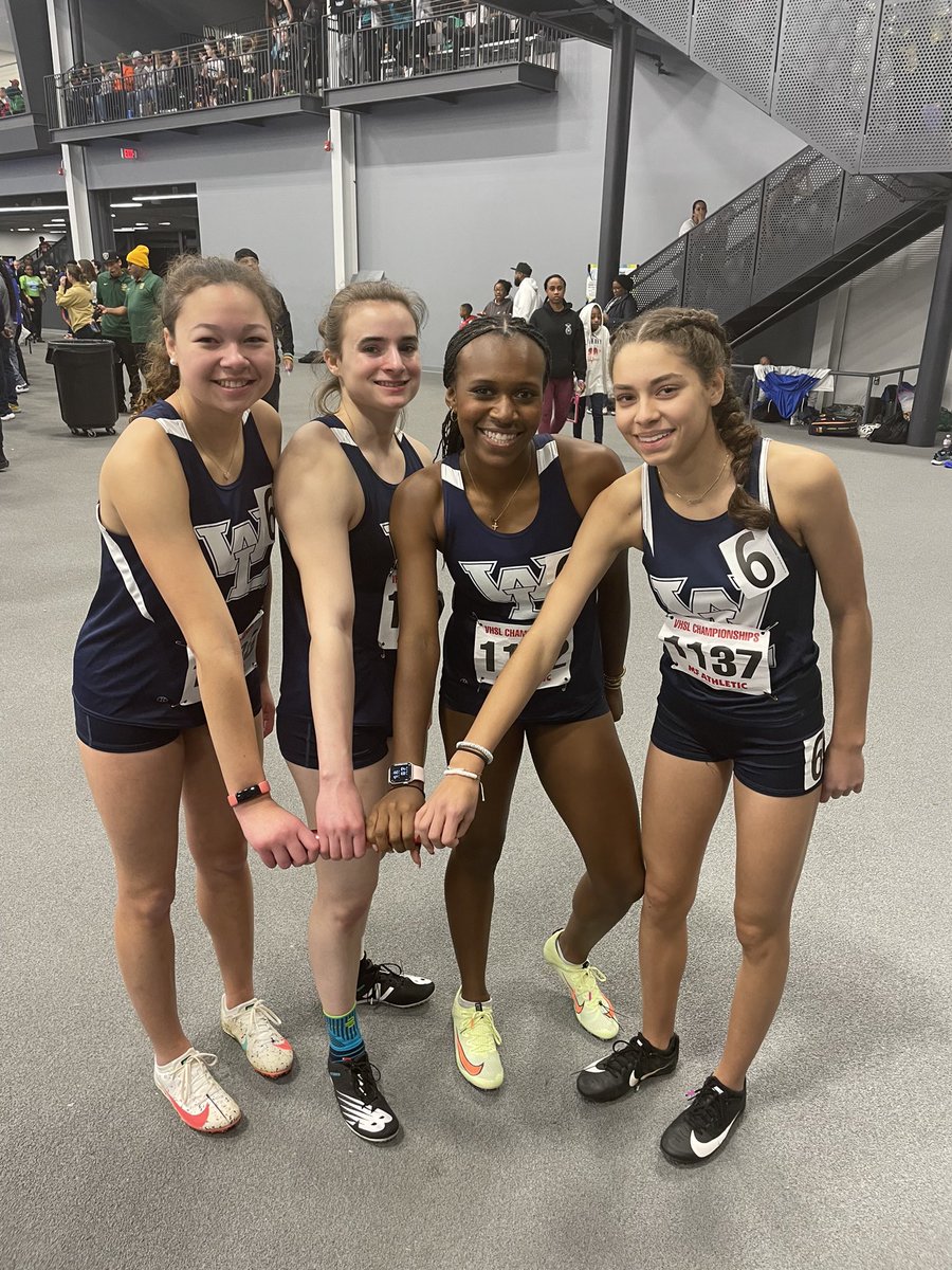MsRoz_teacher's tweet photo. This 4x200 has blown up this season! These ladies had a great race with a PR at States. Congrats Alena, Cheyenne, Morgan, and Thalia! #GoGenerals @werunWL @WLHSAthletics https://t.co/Q05PjwnQuC