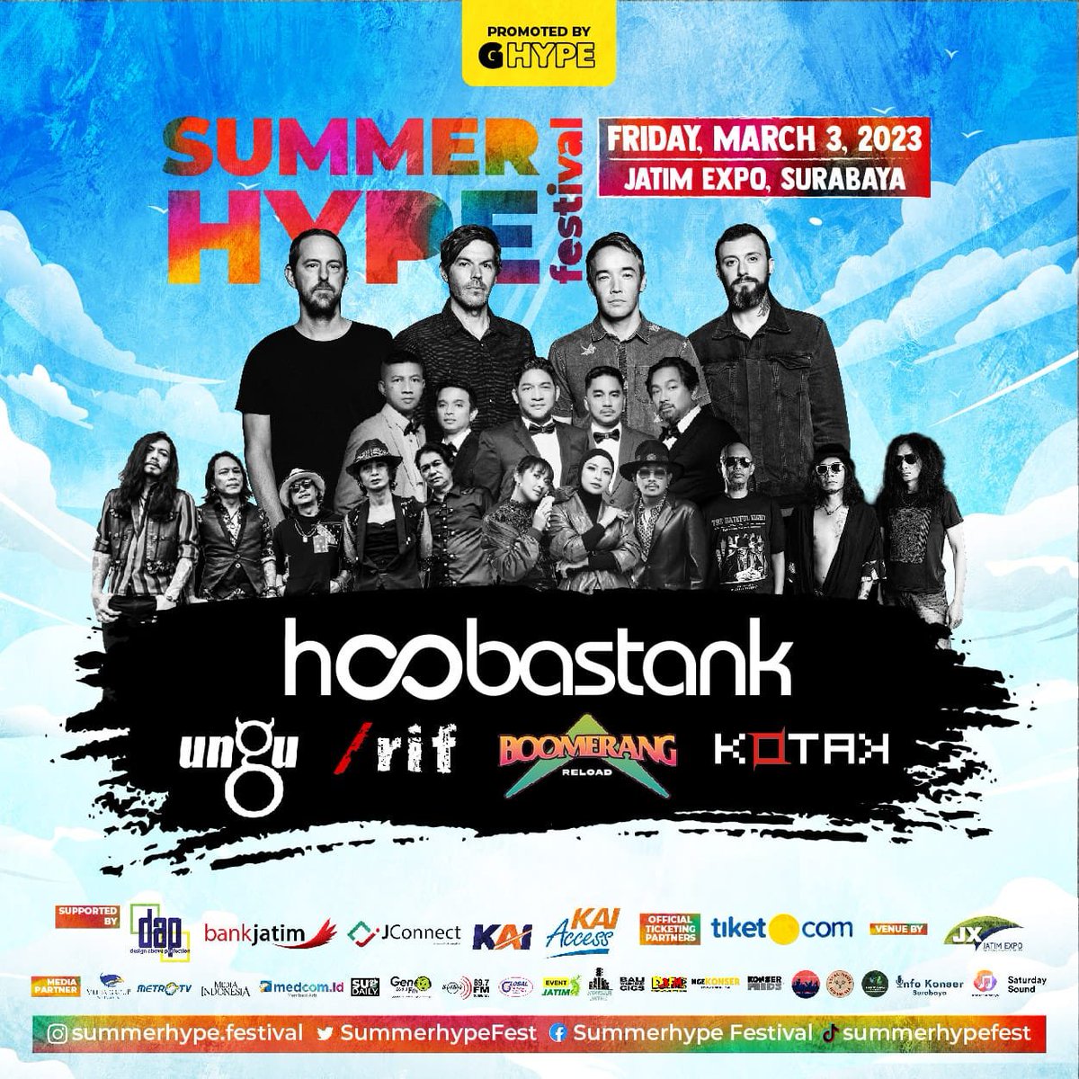 We are excited to be coming back to Indonesia next week! Get tickets for <a href="/SummerhypeFest/">Summerhype Festival</a> &amp; <a href="/everblastfest/">Everblastfest</a> now at hoobastank.com. See you soon!