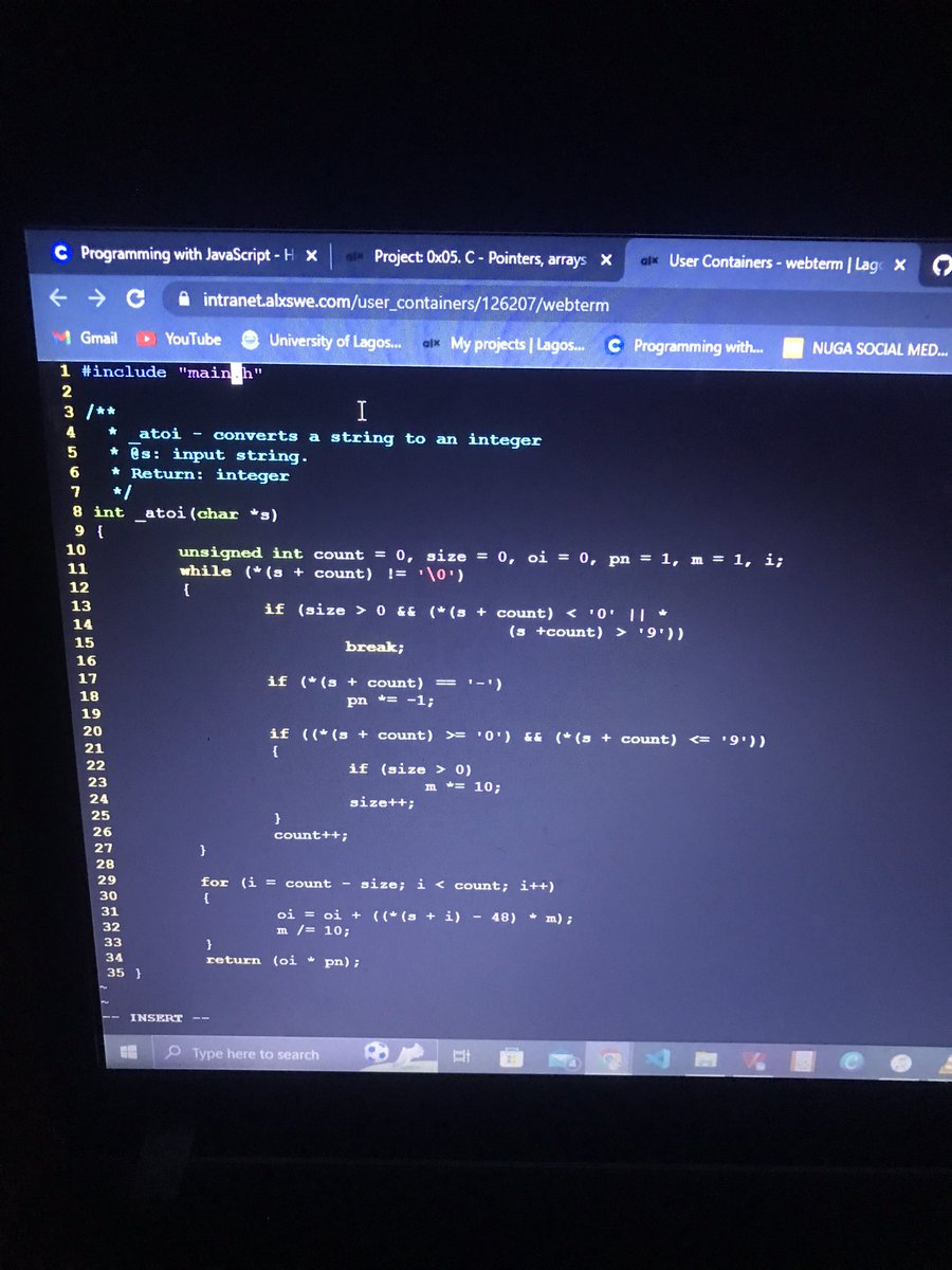 dreamville_son's tweet image. Day 4
Pointers, Arrays and Strings
Not my favourite concept of C programming language but acing it regardless
#CisFun #100DaysOfCode #100daysofcodechallenge #DoHardThings #ALX