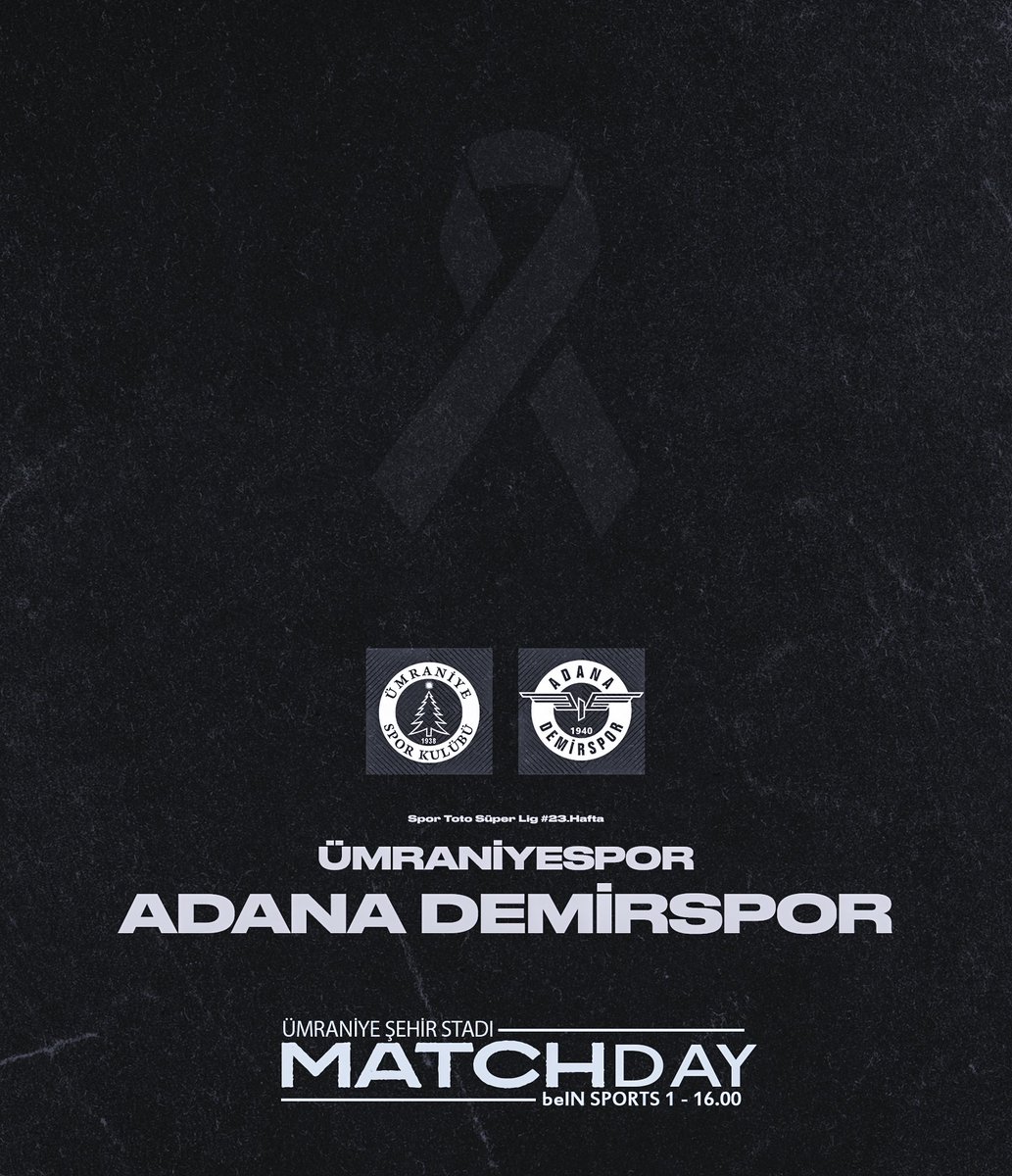 ◼️ MAÇ GÜNÜ
🆚 HangiKredi Ümraniyespor
⏲️ 16.00
🏟️Ümraniye Şehir Stadyumu
🗣️ #ÜMRvADS