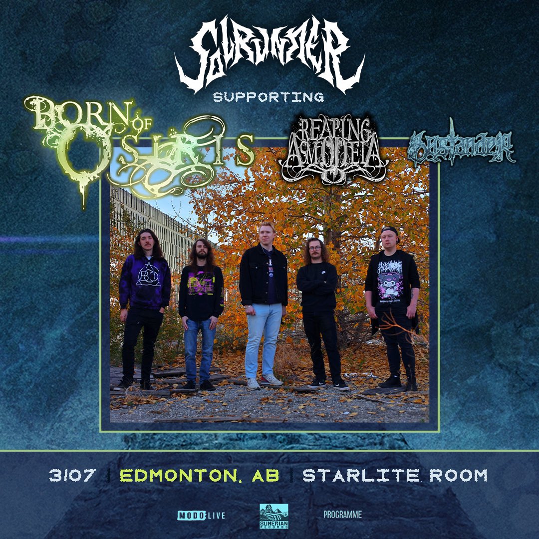 SolRunnerBand's tweet image. Less than 2 weeks away! Our show supporting @BOOOfficial is next Tuesday and there’s not many tickets left! Get them before they’re gone 🔥 
#ProgressiveMetalcore #Djent #Metalcore #yegmetal #780metal