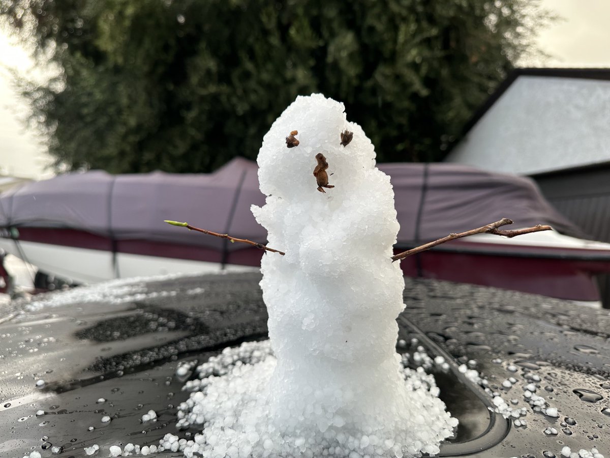 FrancesBaez10's tweet photo. ⁦@DowneyPatriot⁩  ⁦@CityofDowney⁩ it snowed today and we made a snowman! His name is Downey the Snowman☃️🌨️❄️ https://t.co/n6LNasCJ5Z
