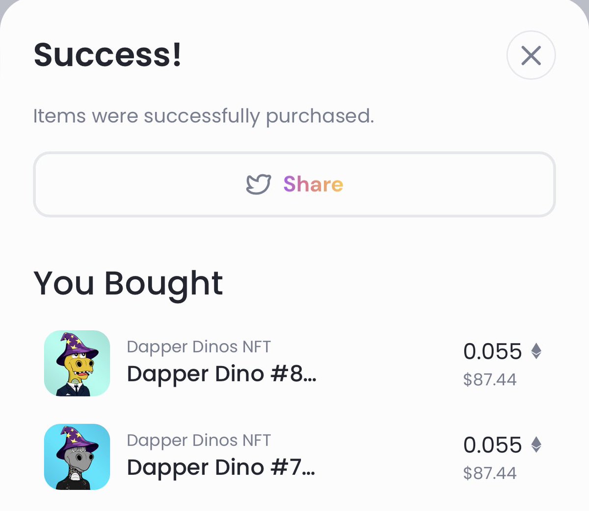 Just hit up <a href="/gemxyz/">Gem.xyz is now OpenSea Pro</a> for a couple more @DapperDinoNFT! Wizard Dino’s are the entry to the Comet Council. The most sacred subgroup of Dino’s that has ever existed. 

<a href="/DinoWizardTower/">Dapper Dinos | Wizard Tower</a> happy I could #savethedinos!