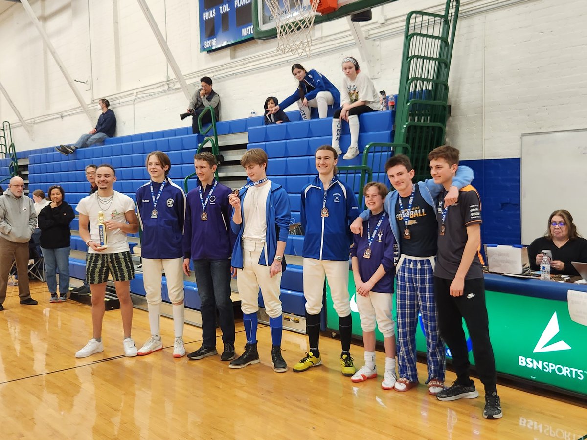 KirkMcKinley's tweet photo. @LukeMcK43044115 finishes in 7th place in Junior Men's Foil at the 2023 MN High School Championships! https://t.co/qV9fPDUfDg