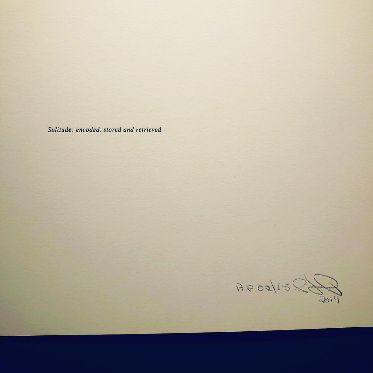 France_Jobin's tweet photo. Posted @withregram • @loww_gallery Open until 18:00
France Jobin + Richard Chartier exhibition Re.Duo
美しい作品。
グッと重力がありますね。
#francejobin #richardchartier #exhibiton https://t.co/yAWsZ4hhfE