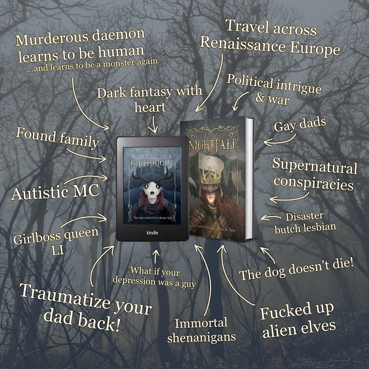 ImpavidusCycle's tweet image. Here's some of the stuff you can expect to see in The Impavidus Cycle: 
(Get the books here:) amazon.com/The-Impavidus-…