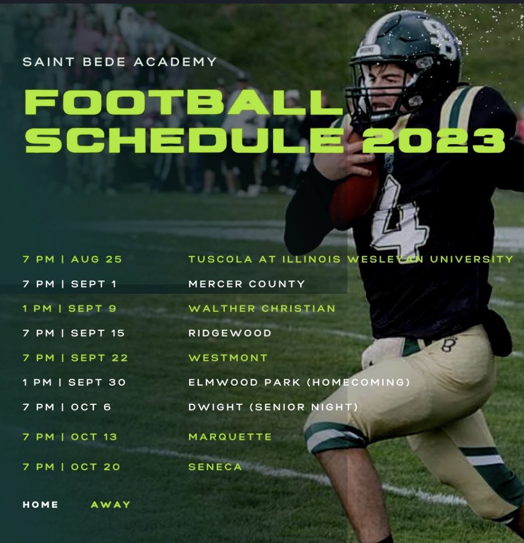 So excited for my senior year at st bede let’s go get a ring. <a href="/SBABruinFB/">SBABruinFootball</a> Go Bruins!