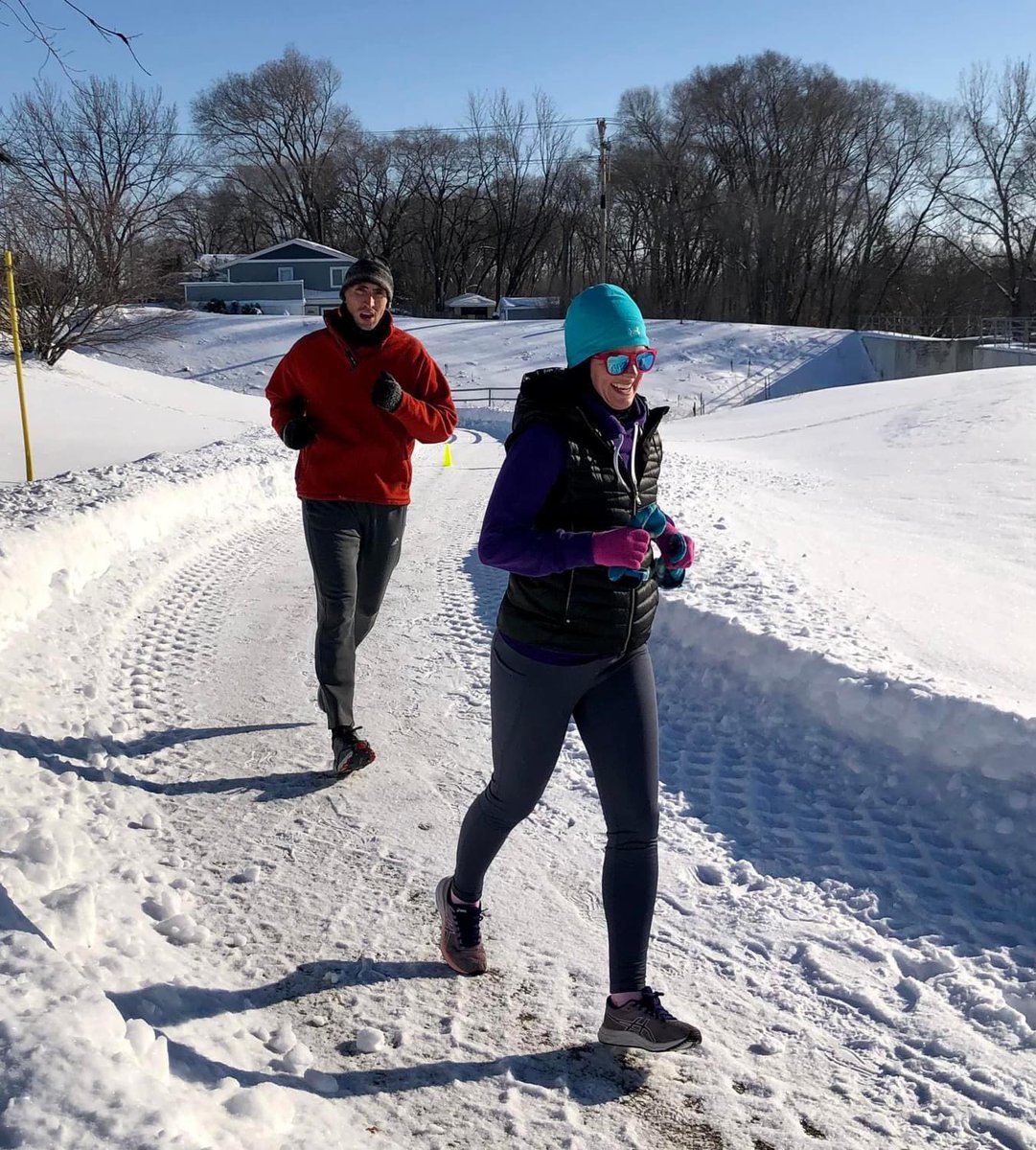 CoachMatheson's tweet image. -10* wind chill didn’t stop Courthouse Lake (@9EverySaturday) @parkrunUSA in Chaska, MN!

Shout out to #Aquaphor for protecting my face!