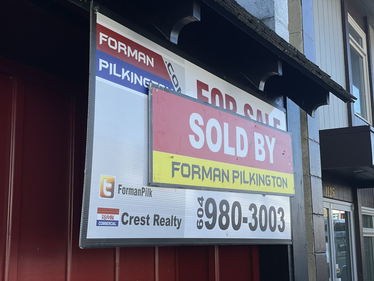 FormanPilk's tweet photo. We have seen lots of activity in the North Van commercial real estate market! #soldby #sold #northvan #northvancouver #commercialrealestate #formanpilkington https://t.co/cywJsX6xfk