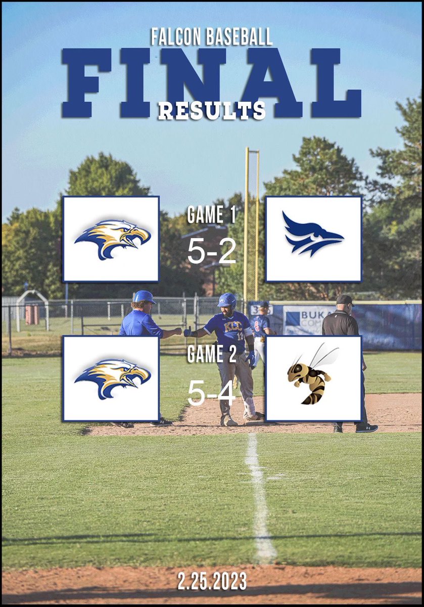 Baseball beats NAIA #18 Tabor and Harris Stowe at the Rube Foster Classic today!