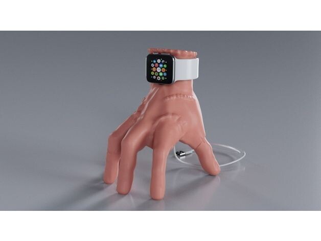 gzbox's tweet photo. RT @AppleNews@mastodon.uno
Lo stand per #applewatch che ricorda Mano della famiglia Addams? Si stampa in 3D.

 🔗 https://t.co/0s5dUEFRAA
https://t.co/Xs3mTA7TSz https://t.co/EI8jUS71yT