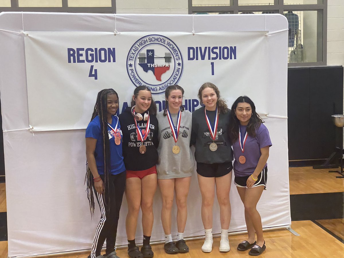 ConroePower's tweet image. Aubrie Devine taking🥇1st place and setting a new Regional deadlift record for the 123lb Division at 345lbs!!