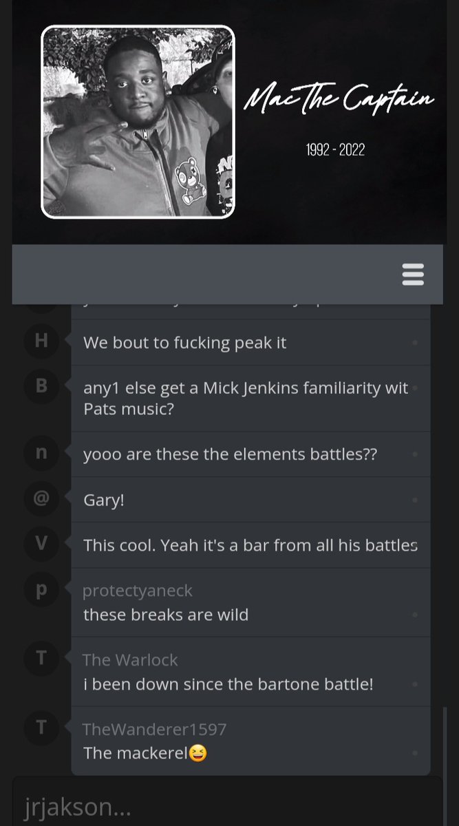 Tical401's tweet image. Rest in peace Mac the Captain #pointforward