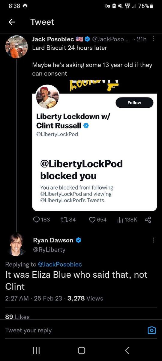 Justin_L_Smith_'s tweet photo. #MichaelHeise &amp; #RyanDawson coming to the defense of #ClintRussell of #LibertyLockdown. I would also remind ppl that Clint doesn't like receipts. He mass deletes his Tweets &amp; gotten them removed from the WayBackMachine.
#LPMC
#ProPutin #MisesCaucus
#Kremlintarians
#MisesChair https://t.co/MNFMMliHWF
