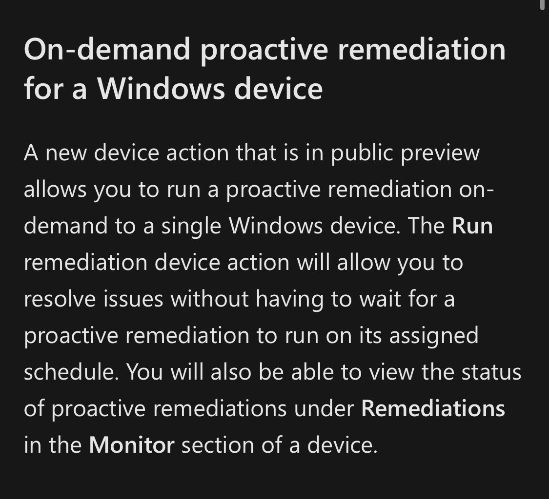 thecredibleDEV's tweet image. This is great, love this addition.
#intune