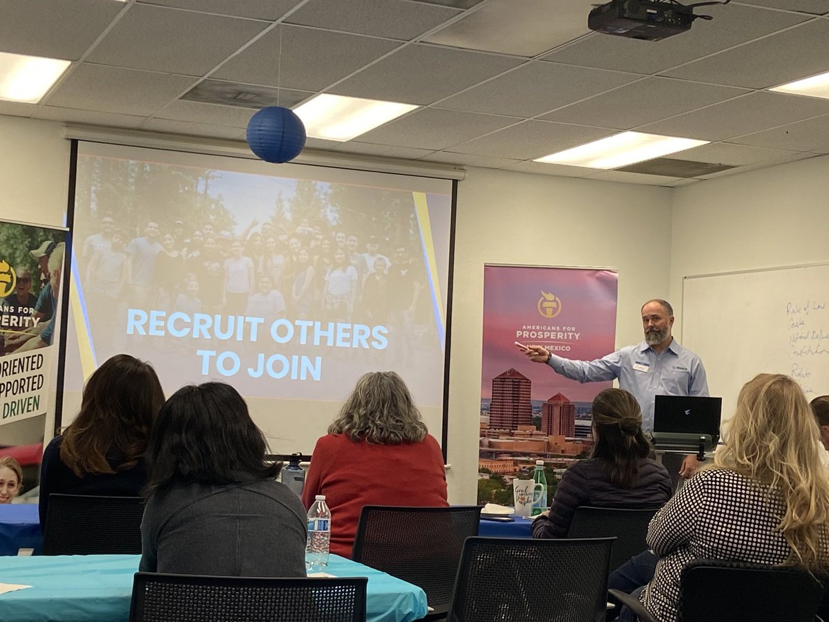 We had a great morning partnering with <a href="/NewMexicoLIBRE/">The LIBRE Initiative New Mexico</a> and working with activists and civic leaders across the state training and equiping them to talk with their legislators about the issues that matter most to them.  #LearnToLead #nmpol #nmleg