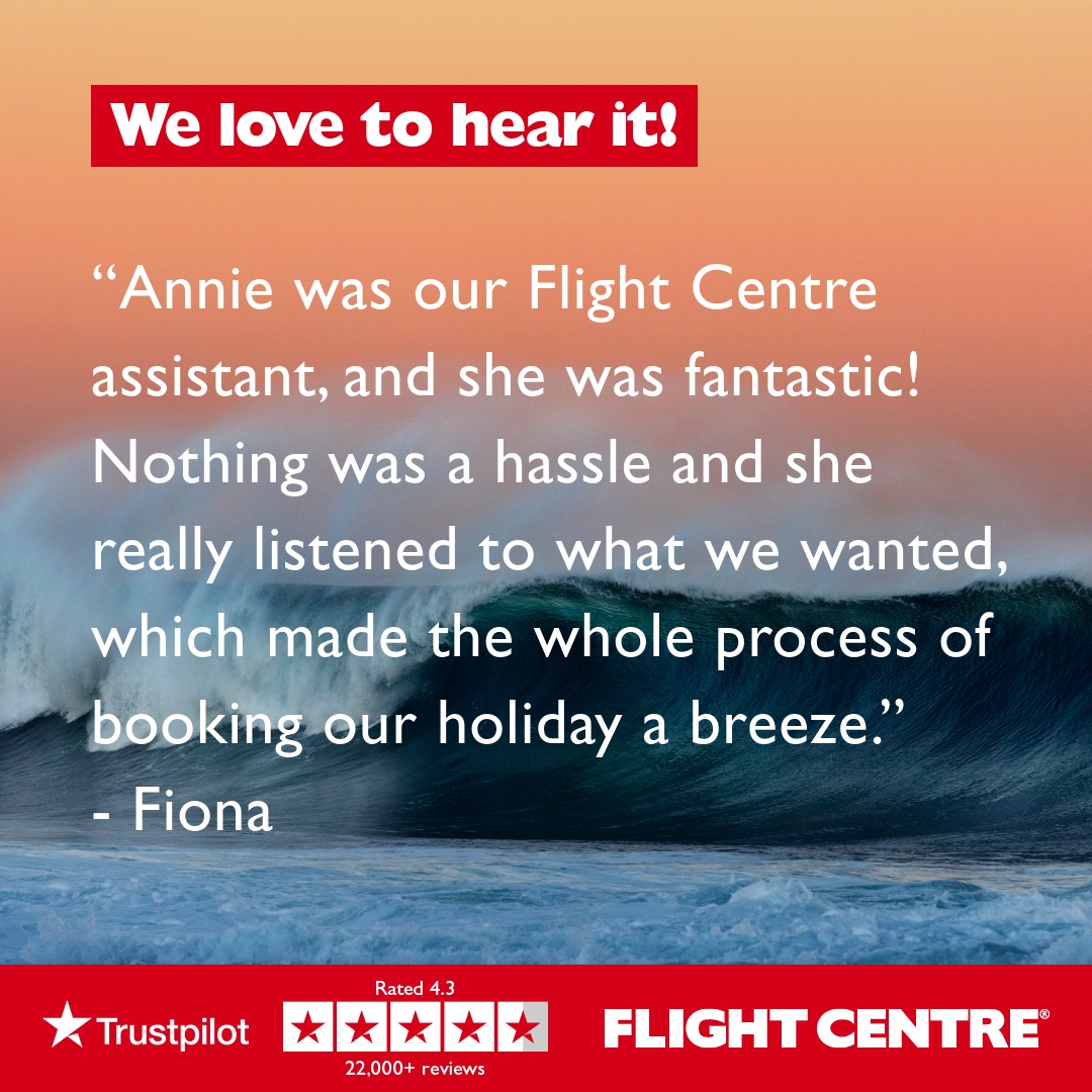 Making travel easy is kind of our thing! We are here to do the heavy lifting, so you can focus on the fun part. 😎  

We are glad to hear you had such a wonderful experience, Fiona. ❤️